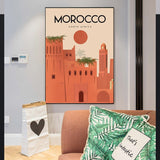 tableau peinture marrakech 