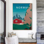 affiche norvege