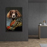Tableau chien aristocrate (beagle)