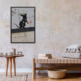 tableau banksy rat meurtrier