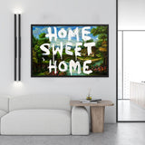 Tableau banksy (Home Sweet Home)