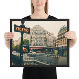 Tableau Métro Parisien