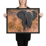 Tableau Eléphant dans la Savane Africaine
