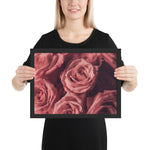 Tableau Fleur Rose Pâle en Bouquet