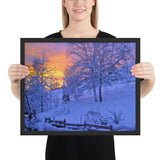 Toile Paysage Hiver
