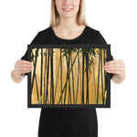 Tableau avec bambou géant