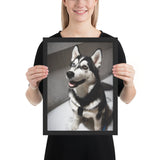 Tableau Animaux Chien Loup Husky