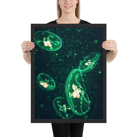 Tableau Méduse Fluorescente