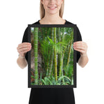 Tableau jungle bambou géant