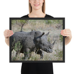 Tableau Rhinocéros en Afrique