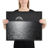 Tableau Paysage Mer sous la Lune