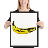 Tableau andy warhol banana jaune