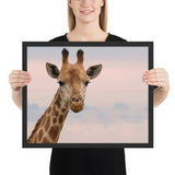 Tableau Girafe Portrait Tétu