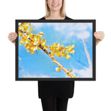 Tableau Feuille Jaune de Ginkgo