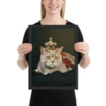 Tableau Animaux Chat Original The King