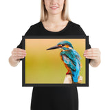 Tableau Oiseau Multicolore petit cadre