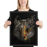 tableau tete de loup