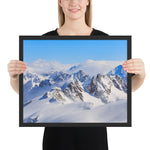 Tableau Montagne Neige au sommet