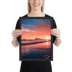 Tableau Coucher de Soleil en Mer Design