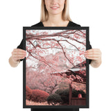 Tableau Fleur Cerisier Japonais sur le Toit