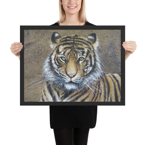 tableau deco tigre peinture