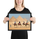 Tableau d'Egypte avec Touristes