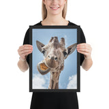 tableau girafe rigolote zoom
