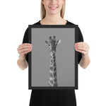  Tableau Animaux Girafe Noir et Blanc