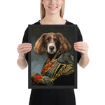 Tableau chien aristocrate beagle portrait