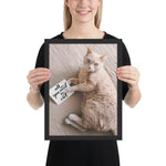 Tableau Chat Original moderne