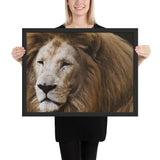 Tableau Lion Art Abstrait