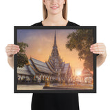 Tableau Ancien Paysage Thaïlandais