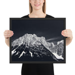 Tableau Photo Noir et Blanc Montagne