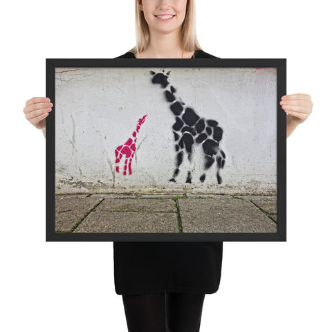 Tableau Girafe Peinture Girafe (Graffiti)