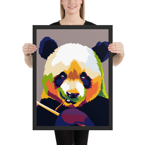 Tableau Panda Déco Multicolore
