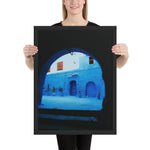 Tableau oriental marocain bleu 