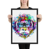 tableau deco singe couleur gorille