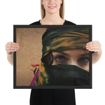 Tableau Oriental Regard Femme Touareg