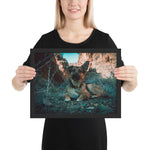 Tableau Animaux Berger Allemand Chiot