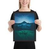 Tableau Paysage Volcan Endormi