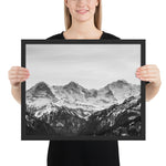 Tableau de la Montagne  Photo en Noir et Blanc