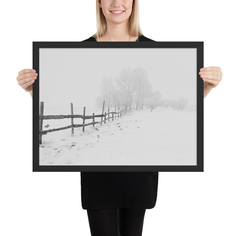 Tableau Neige Paysage XXL