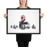 tableau moderne banksy le donut