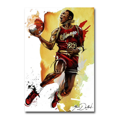 Tableau Peinture Michael Jordan