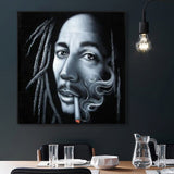 Toile Bob Marley Smoke