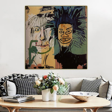 Tableau  Basquiat Warhol