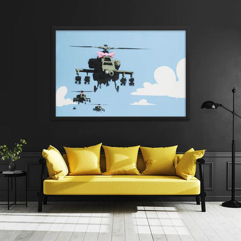 banksy helicopter