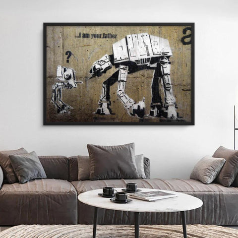 banksy star wars art