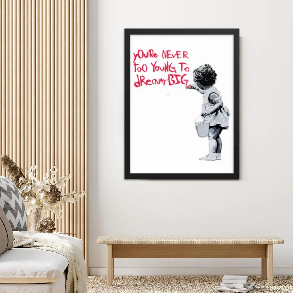 Tableau déco Espoir (Banksy), Je commande !