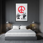 tableau banksy peace